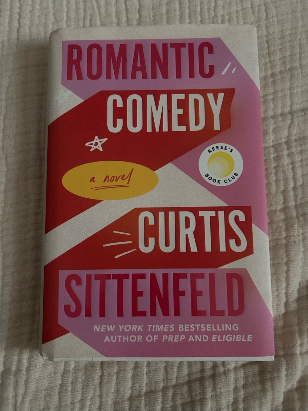 Romantic Comedy Hardcover - Pink and Red Cover